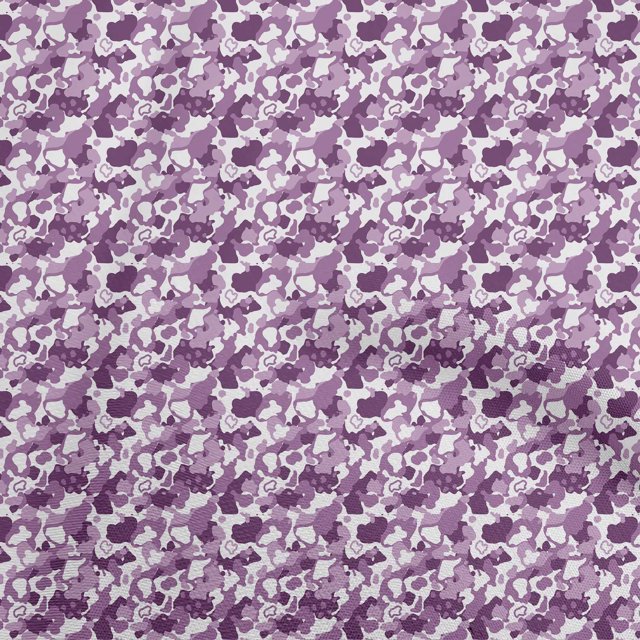 oneOone Polyester Spandex Dusty Purple Fabric Abstract Craft Projects Decor Fabric Printed By The Yard 56 Inch Wide