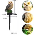 thumbnail image 2 of Owl Solar LED Lights Waterproof Garden Decorative with Stake for Outdoor Yard Pathway Outside Patio Lawn Decor, 2 of 5