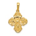 thumbnail image 1 of 14K Yellow Gold Four Way Medal Pendant, 1 of 2