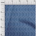 thumbnail image 1 of oneOone Viscose Jersey Fabric Dot & Waves Block Print Sewing Fabric BTY 60 Inch Wide, 1 of 5
