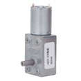thumbnail image 2 of DC Worm Gear Motor Self Locking Brass Coil Aluminum Alloy Shell Speed Reduction Geared Motor DC24V 375RPM, 2 of 14