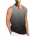 thumbnail image 1 of Birdeem Camisole pour Hommes Hommes Décontracté Mode Uni Col en V Sport Sans Manches Hauts, 1 of 1