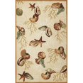 thumbnail image 1 of HomeRoots 353212 20 x 30 in. Polyester Beige Area Rug, 1 of 1