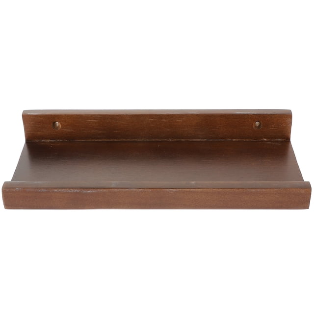 Farmhouse Wall Shelf Floating Shelf With Lip Wall-mounted Storage Rack Versatile Wood Shelf Office Rack