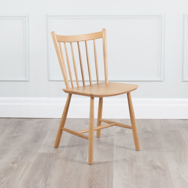 Vincent Chaise Latérale Moderne Classique de Qualité Contractuelle Windsor (Ensemble de 2)