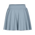 thumbnail image 4 of Lenpel Shorts for Women High Waisted Ruffle Flowy Mini Tennis Skirts with Built in Shorts Running Workout Athletic Skorts, 4 of 5
