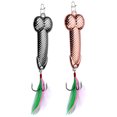 thumbnail image 4 of Metal Wobble Fish Lure Simulation Fish Scales Fishing Bait for Outdoor Lake Sea, 4 of 6