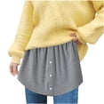 thumbnail image 1 of Birdeem Womens Layered Tiered Sheer Stripe Printing Extender Half Slip Plus Size Skirt, 1 of 11