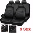 thumbnail image 1 of VONKY Full Set Of Seat Covers Car Interior Makeover Not Fall Off. Universal Black, 1 of 6