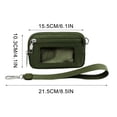 thumbnail image 2 of Boovnll Home Storage, Transparent Pvc Card Wrist Bag Portable Bank Card Coin Storage Bag, Storage, Storage and Organization, Organization and Storage, 2 of 5