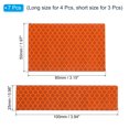 thumbnail image 2 of Unique Bargains Reflective Patch 1'x4' 2'x3', 7 Pcs Safety Appliques, Orange, 2 of 6
