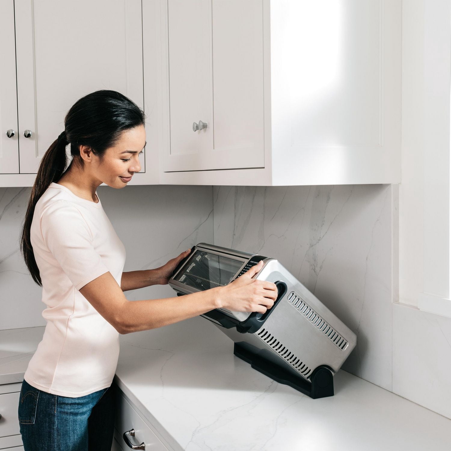 Ninja SP101C, Le four à convection numérique Foodi, Argent, 1750W
