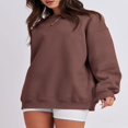 thumbnail image 2 of Sweats Surdimensionnés à Manches Longues pour Femmes, 2 of 6