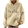 thumbnail image 1 of Sweat-shirt à Capuche à Manches Longues et Poches pour Femmes, 1 of 5