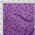 thumbnail image 3 of oneOone Cotton Poplin Purple Fabric Tropical Craft Projects Decor Fabric Printed By The Yard 56 Inch Wide, 3 of 5