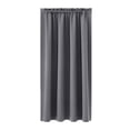 thumbnail image 2 of Avdolw Solid Color Silk Curtains - Heat Insulating, Energy Saving, Darkening & Noise Reducing for Bedroom & Kitchen, Easy Install, 2 of 3