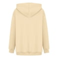 thumbnail image 4 of Penkiiy Chandails à Capuchon et Chandails pour Femmes, Mode Décontractée, Saint-Valentin, Imprimés, Manches Longues, G Beige, 4 of 5