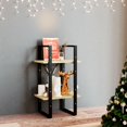 thumbnail image 1 of vidaXL 2-Tier Book Cabinet 40x30x70 cm Solid Pine Wood, 1 of 5