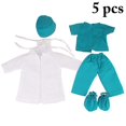 thumbnail image 3 of Ensemble de 6 Pcs Tenue d'Infirmière pour Poupée Vêtements de Poupée Fournitures pour Poupée de 18 Po, 3 of 10