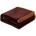 thumbnail image 2 of Flannel Blanket, Super Soft Warm Solid Fleece Blanket Throw Rug Sofa Bedding, 70x100cm Comfortable Machine Washable Velvet Conditioning Blanket Picnic Blanket Easy to Clean, 2 of 5