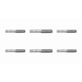 thumbnail image 1 of Accusize 6pcs 7/8"-9NC H.S.S. Spiral Point Tap, Plug Style, Fully Ground, 3 Flute, SPT-7/8-9x6, 1 of 11