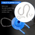 thumbnail image 3 of 10 Pieces Toilet Handle Chain Stainless Steel Toilet Flapper Lift Chain Replacement Fits Most Toilet Flappers, 3 of 7