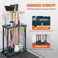 thumbnail image 4 of VEVOR Garden Tool Organizer, 10 Slots, Yard Tool Tower Rack for Garage Organization and Storage, Hold Long-Handled Tool/Rake/Broom/Shovel, PP Garden Tool Stand Holder Organizer for Yard, Shed, Outdoor, 4 of 9