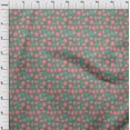 thumbnail image 4 of oneOone Velvet Sea Green Fabric Lemon Sewing Material Print Fabric By The Yard 58 Inch Wide, 4 of 4