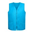 thumbnail image 1 of TOPTIE Adult Volunteer Work Vest Event Supermarket Apron Vests - Light Blue, 1 of 8