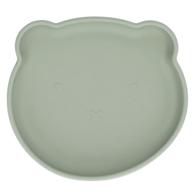 Baby Suction Plate, Silicone Suction Plate Plate Cute Bear Shape Utensil Dish Plate For Baby