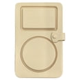 thumbnail image 2 of Meitianfacai Silicone Reusable Snack Container with Lid Leakproof Double Compartment Condiment Box Portable for Travel Easy to Clean Dishwasher Safe Meal Prep Box (Beige), 2 of 8