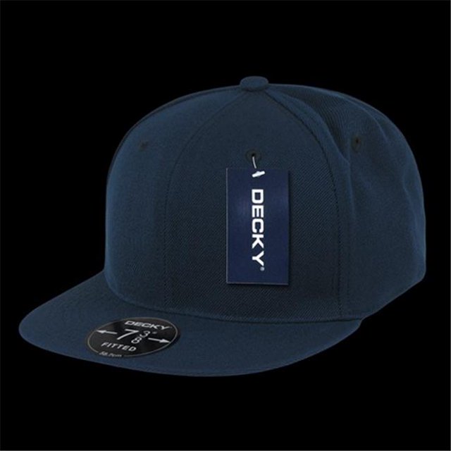 Decky RP1-PL-NVY-24 Casquette Rétro Ajustée, Bleu Marine, Taille 7,13