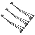 thumbnail image 3 of 3-Port 3pcs Cooler 4pin Cable Wire, Cooler Cable, For Different Demands, The Motherboard Fan,, 3 of 8