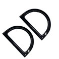 thumbnail image 1 of serony 2Pcs Women Purse Handles Belt Replacement DIY Handmade for Tote Purse Making black D shape, 1 of 9