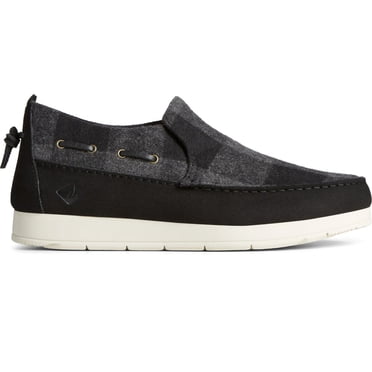Sperry Men's Moc-Sider Buffalo Check in Grey Plaid, 7 US