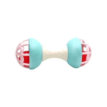Fesfesfes Double Head Dumbbell Fitness Toy Boilable Designs Soft Rubber Bells for Early Childhood Sensory Play Activity Gift Childrens Fitness Toy