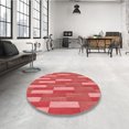 thumbnail image 4 of Ahgly Company Tapis d'Intérieur Rectangulaires Transitionnels Rouges Lavables à la Machine, 8 Pieds x 12 Pieds, 4 of 7