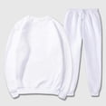 thumbnail image 4 of 2 Piece Tracksuit Mens Matching Crewneck Pullover and Drawstring Jogging Set Long Sleeve Athletic Sportswear Tracksuits, 4 of 7