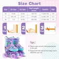 thumbnail image 3 of Babyjoy 4 Sizes Adjustable Quad Skates with Light-up Wheels&Safety Protection for Beginners 10C-13C, 3 of 9