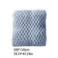 thumbnail image 3 of Solid Color Flannel Blanket Gift Gift Velvet Conditioning Blanket Casual Cover Blanket Solid Color Blanket 78.74X47.24 Inches, 3 of 6