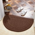 thumbnail image 3 of Uuiauoio Kitchen Rugs, Kitchen Mats, Half Moon Round Kitchen Rugs Carpet,Non-Slip Kitchen Bathroom Toilet Doormat Floor Rug Mat Keeps Your Floors Clean Home Decor, 3 of 6