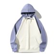 thumbnail image 2 of WEAIXIMIUNG Mama Sweatshirt Plus Size 4X Womens Casual Long Sleeve Solid Knitting Ribbed Print Hoodie Sweatshirts with Pocket Matching Color Sweatshirts, 2 of 5