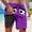Purple, variant on Summer Beach Shorts for Men with Prints Ideal for Surfing and Everyday Casual Wear in Summer Season Versatile Beach Apparel for