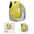 thumbnail image 4 of Transporteur pour Animaux Petits Chats Chiens Sac à Dos Chiot Transparent Clair 3 Randonnée Jaune, 4 of 8