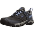 thumbnail image 1 of KEEN Womens Ridge Flex Low Height Waterproof Hiking Shoe 7 Steel Grey/Hydrangea, 1 of 7