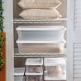thumbnail image 4 of Sterilite 28 Qt Stackable Underbed Organizer Storage Container, 10 Pack, 4 of 11