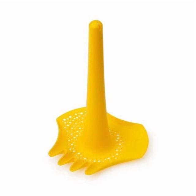 Quut - Triplet - 4-in-1 Beach Toy: Shovel, Rake, Sifter, and Funnel - Multifunctional Sand Tool for Kids - Fun & Easy Sand Structures - Dig, Sift, Rake, and Funnel Water for Sand Art