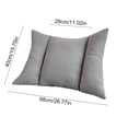 thumbnail image 3 of Office Chair Lumbar Support Cushion Back Support Pillow Seat Cushion For Prolonged Sitting Suitable For Various Chairs A Cushion To Defend Your Lower Back, 3 of 6