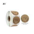 thumbnail image 2 of Gkeoshab Papier d'Emballage Cadeau Autocollants Faits à la Main pour Remerciements Mariage Fleurs Pâtisserie Étiquettes Adhésives Maison & Jardin, 2 of 2