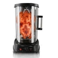 thumbnail image 2 of NutriChef Countertop Vertical Rotating Oven - Rotisserie Shawarma Machine, Kebob Machine, Stain Resistant & Energy Efficient W/Heat Resistant Door, Includes Kebob Rack with 7 Skewers, 2 of 5